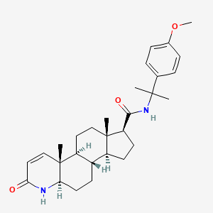 molecular formula C29H40N2O3 B1674501 Lapisteride CAS No. 142139-60-4