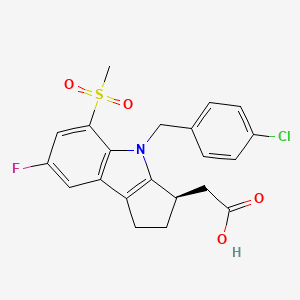molecular formula C21H19ClFNO4S B1674511 拉罗匹兰特 CAS No. 571170-77-9