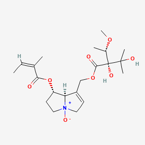 B1674528 Lasiocarpine N-oxide CAS No. 127-30-0