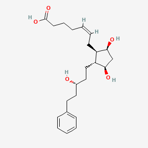 molecular formula C23H34O5 B1674535 拉坦前列素酸 CAS No. 41639-83-2