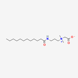 molecular formula C19H39N2O3+ B1674556 椰油酰胺丙基甜菜碱 CAS No. 4292-10-8