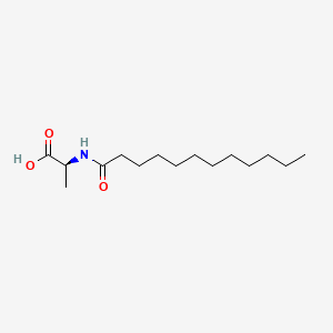 molecular formula C15H29NO3 B1674568 N-月桂酰-L-丙氨酸 CAS No. 52558-74-4