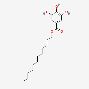 molecular formula C19H30O5 B1674576 十二烷基没食子酸 CAS No. 1166-52-5