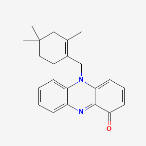 B1674579 Lavanducyanin CAS No. 122228-60-8