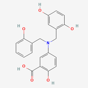 molecular formula C21H19NO6 B1674585 拉文杜斯汀A CAS No. 125697-92-9