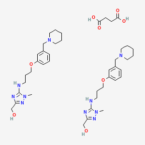 B1674590 Lavoltidine succinate CAS No. 86160-82-9