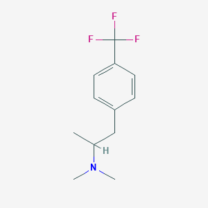 B167460 Phenethylamine, m-trifluoromethyl-alpha,N,N-trimethyl- CAS No. 1810-16-8