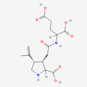 B1674608 gamma-Kainylglutamic acid CAS No. 98394-38-8