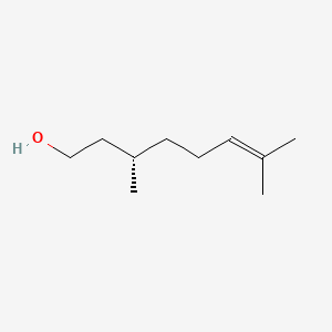 molecular formula C10H20O B1674659 （-）-香茅醇 CAS No. 7540-51-4
