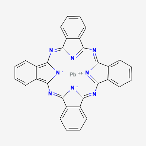Lead, (29H,31H-phthalocyaninato(2-)-kappaN29,kappaN30,kappaN31,kappaN32)-, (SP-4-1)-