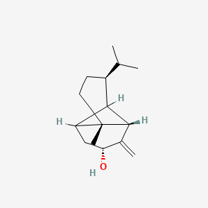 B1674718 (1S,2S,4R,8S)-1-Methyl-3-methylidene-8-propan-2-yltricyclo[4.4.0.02,7]decan-4-ol CAS No. 82570-34-1