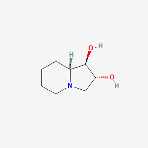 molecular formula C8H15NO2 B1674729 (-)-连青霉素 CAS No. 125279-72-3
