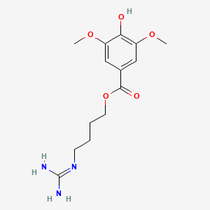 molecular formula C14H21N3O5 B1674737 牡荆碱 CAS No. 24697-74-3