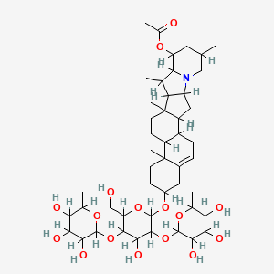 molecular formula C47H75NO16 B1674746 Leptine I, from Solanum chacoense CAS No. 101030-83-5