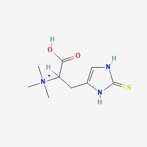 molecular formula C9H16ClN3O2S B1674761 L-Ergothionine hydrochloride CAS No. 6072-08-8
