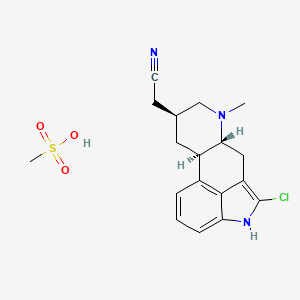 molecular formula C18H22ClN3O3S B1674763 Lergotrile mesylate CAS No. 51473-23-5