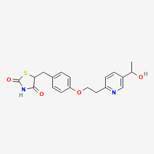 molecular formula C19H20N2O4S B1674764 羟基吡格列酮 CAS No. 146062-44-4