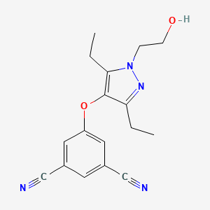 molecular formula C17H18N4O2 B1674767 Lersivirine CAS No. 473921-12-9