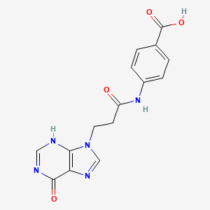 molecular formula C15H13N5O4 B1674774 Leteprinim CAS No. 138117-50-7