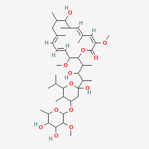 molecular formula C42H70O13 B1674781 Leucanicidin CAS No. 91021-66-8
