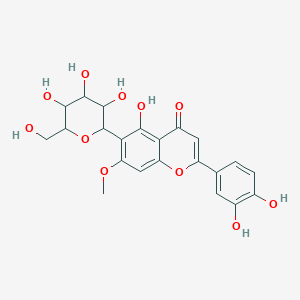 molecular formula C22H22O11 B1674783 Swertiajaponin CAS No. 6980-25-2