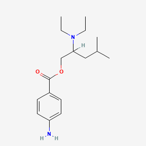 molecular formula C17H28N2O2 B1674793 Leucinocaine CAS No. 92-23-9