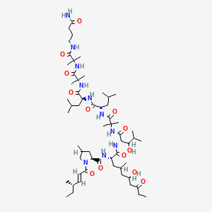molecular formula C58H102N10O13 B1674795 Leucinostatin CAS No. 39405-64-6