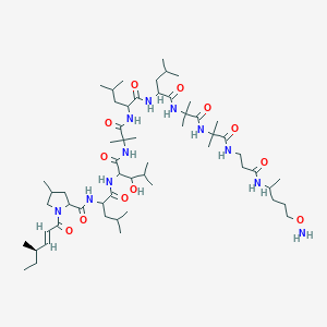 molecular formula C57H103N11O12 B1674799 Leucinostatin H CAS No. 109539-58-4
