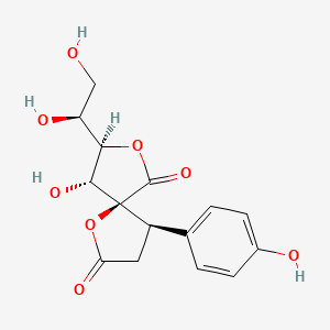 molecular formula C15H16O8 B1674802 Leucodrin CAS No. 14225-07-1