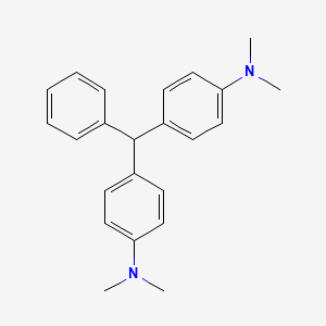 molecular formula C23H26N2 B1674806 还原孔雀石绿 CAS No. 129-73-7