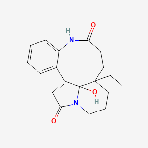 molecular formula C19H22N2O3 B1674810 Leuconolam CAS No. 93710-27-1