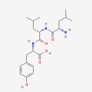 molecular formula C21H33N3O5 B1674819 亮亮酪氨酸 CAS No. 20368-24-5