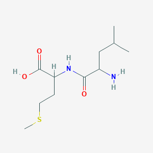 molecular formula C11H22N2O3S B1674820 亮-蛋氨酸 CAS No. 36077-39-1