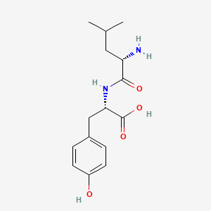 molecular formula C15H22N2O4 B1674823 亮氨酰酪氨酸 CAS No. 968-21-8
