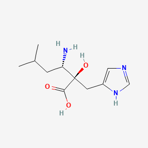 molecular formula C11H19N3O3 B1674825 亮组氨酸 CAS No. 129085-76-3