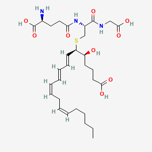 molecular formula C30H47N3O9S B1674829 leukotriene C4 CAS No. 72025-60-6