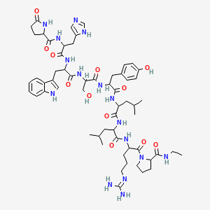 molecular formula C59H84N16O12 B1674837 亮丙瑞林 CAS No. 53714-56-0