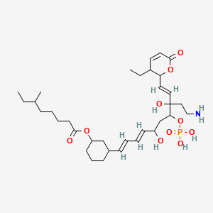 molecular formula C34H56NO10P B1674842 Leustroducsin B CAS No. 145142-82-1