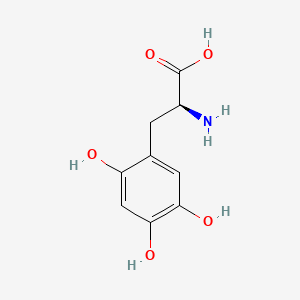 molecular formula C9H11NO5 B1674845 L-6-羟基多巴 CAS No. 27244-64-0