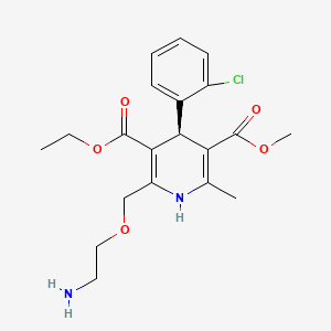 molecular formula C20H25ClN2O5 B1674848 Levamlodipine CAS No. 103129-82-4