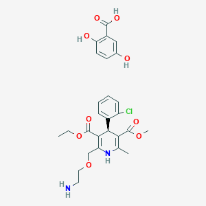 Levamlodipine gentisate