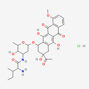 B1674875 L-Isoleucyldaunorubin HCl CAS No. 74853-77-3