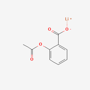 B1674882 Lithium acetylsalicylate CAS No. 552-98-7