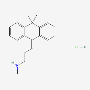 B1674898 9-(3-Methylaminopropylidene)-10,10-dimethyl-9,10-dihydroanthracene hydrochloride CAS No. 10563-71-0