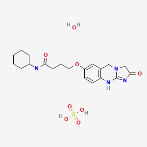 B1674902 Lixazinone sulfate CAS No. 101626-67-9