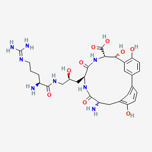 molecular formula C29H40N8O9 B1674916 LL AF283beta CAS No. 135529-34-9