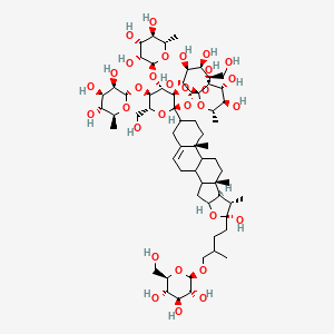 molecular formula C63H104O31 B1674925 Lliumoside C CAS No. 56126-13-7