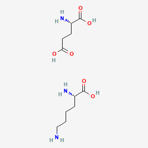 molecular formula C11H23N3O6 B1674933 L-Lysine L-glutamate CAS No. 5408-52-6