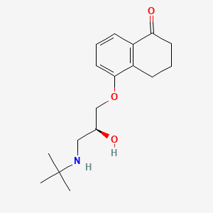 molecular formula C17H25NO3 B1674948 左布诺洛尔 CAS No. 47141-42-4