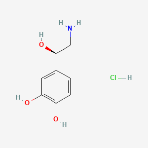 molecular formula C8H12ClNO3 B1674981 盐酸去甲肾上腺素 CAS No. 329-56-6